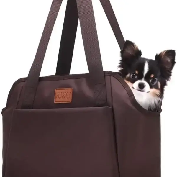 Dog Purse Carrier /Pocket & Safety Tether