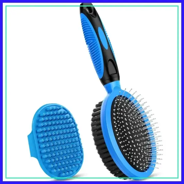 2PC Pet Grooming Brush Set