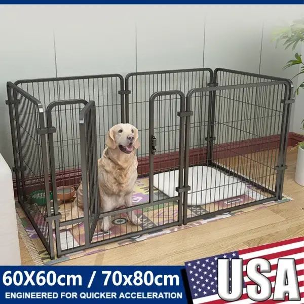 4/6 Panel Foldable Dog Fence