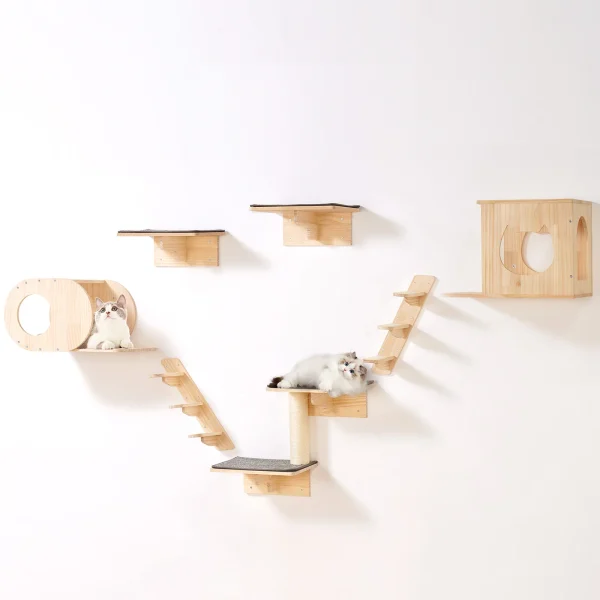 Wall Mounted Cat Shelves