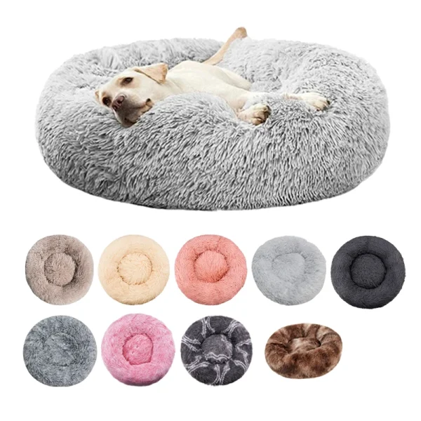 Round Washable Pet Bed
