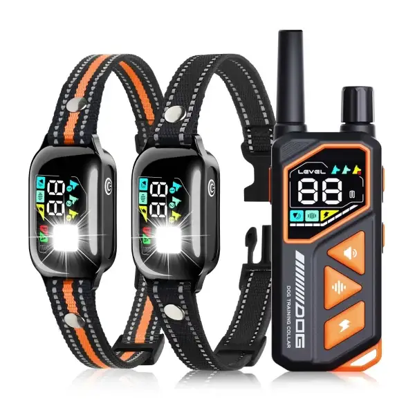 2 in 1 Automatic Waterproof Dog Training Collar