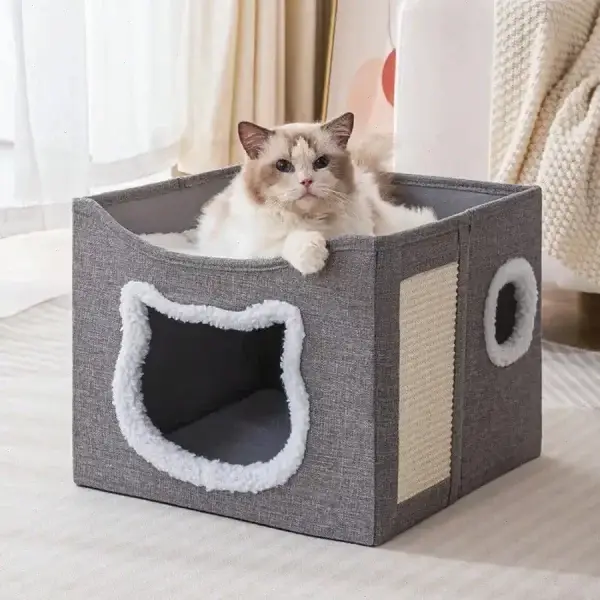 Luxurious multi story cat house