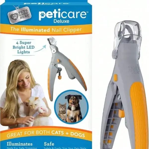 Omnliy LED Pet Nail Clipper 5X Magnification