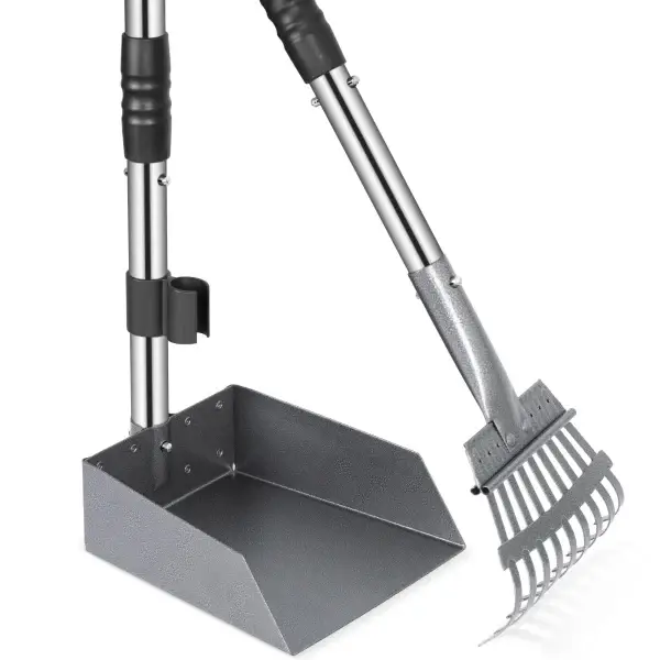 Dog Pooper Scooper and Rake Set